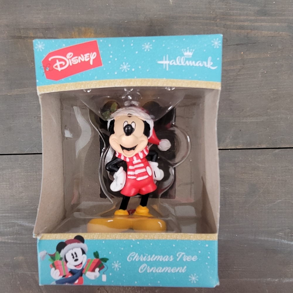 Disney Hallmark Mickey Mouse Christmas Tree Holiday Ornament NIB